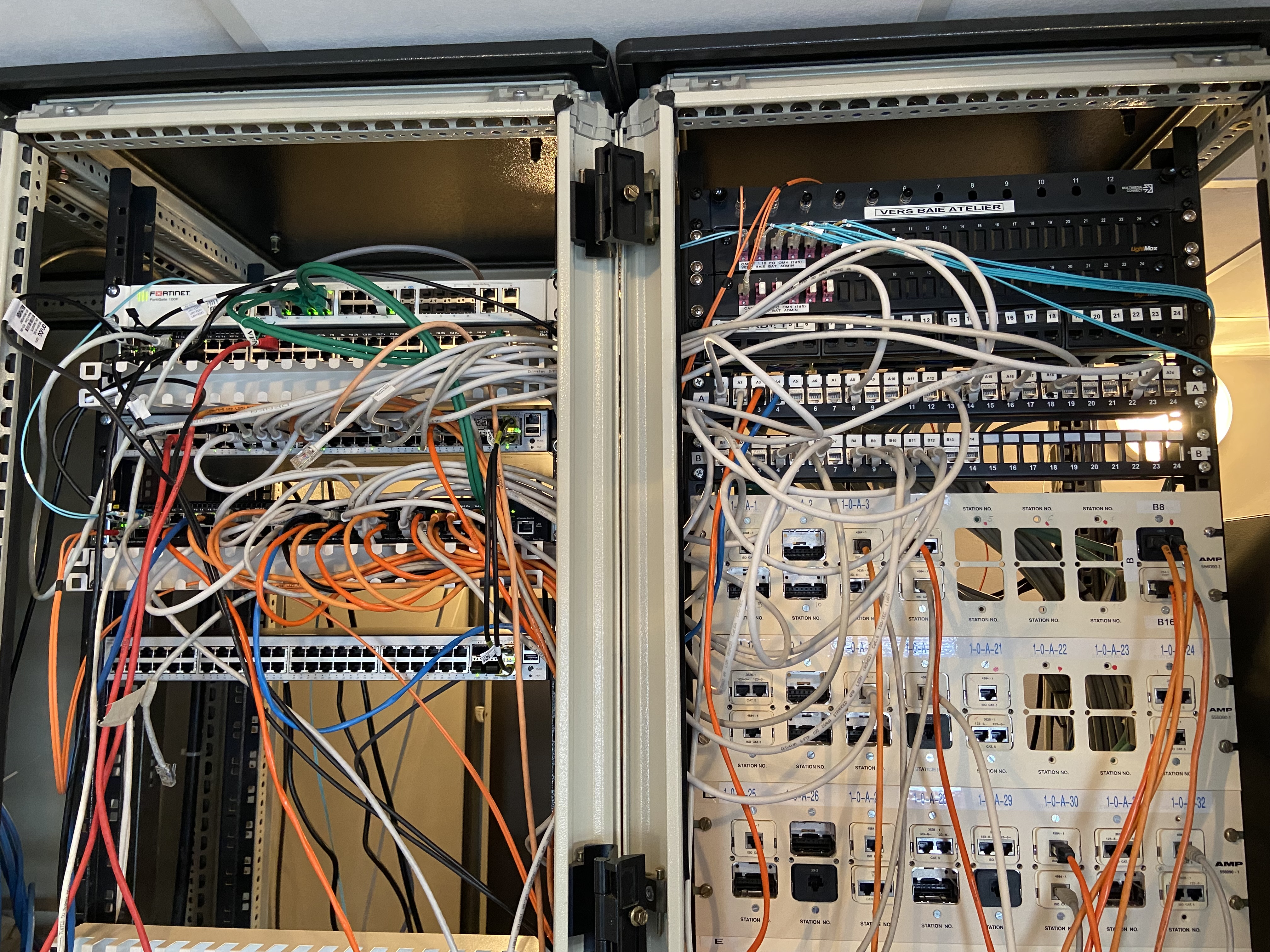 Nouveaux switchs installés